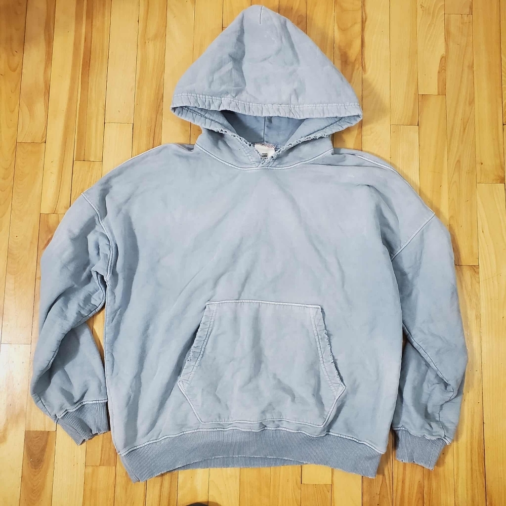 Moojimooji Oversized Hoodie Blue Size M